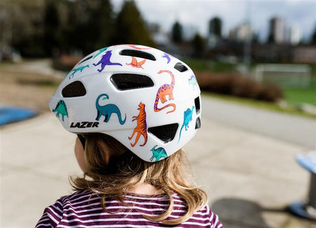 Lazer P’nut KinetiCore 2.0 Kids Helmet – Dinosaurs - Bicycle Helmets - Dawson Sports