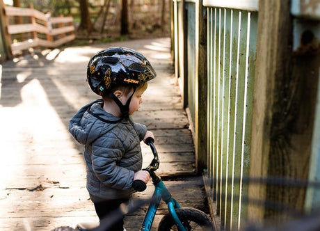 Lazer P’nut KinetiCore 2.0 Kids Helmet – Flying Rocket - Bicycle Helmets - Dawson Sports