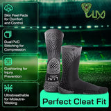 Lux Pro Cleat Performance Grip - Calf Sock - Black - Socks - Dawson Sports