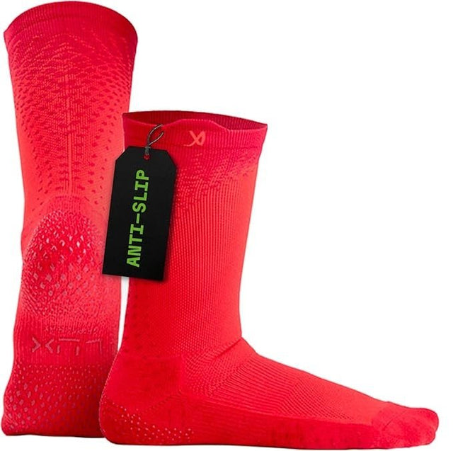 Lux Pro Cleat Performance Grip - Calf Sock - Red - Socks - Dawson Sports