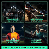 Lux Pro Cleat Performance Grip - Calf Sock - White - Socks - Dawson Sports
