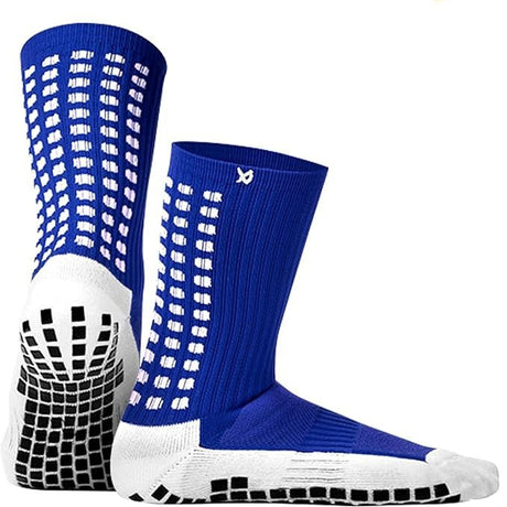 Lux Soccer Grip - Calf Sock - Blue - Socks - Dawson Sports
