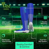 Lux Soccer Grip - Knee Sock - Blue - Socks - Dawson Sports