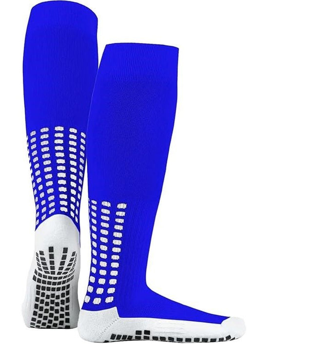 Lux Soccer Grip - Knee Sock - Blue - Socks - Dawson Sports