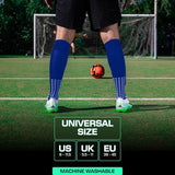 Lux Soccer Grip - Knee Sock - Blue - Socks - Dawson Sports