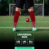 Lux Soccer Grip - Knee Sock - Red - Socks - Dawson Sports