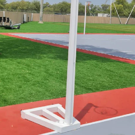 Movable Competition Netball Post with Adjustable Height - Each - Ring & Nets - Dawson Sports
