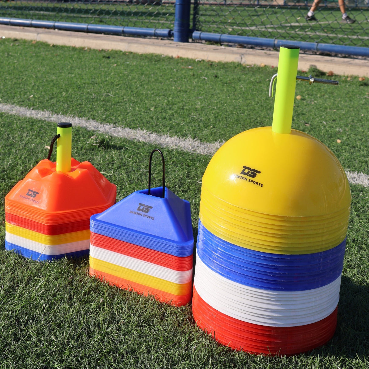 Multi Dome Cones (Set of 40) - Coaching & Drills - Dawson Sports