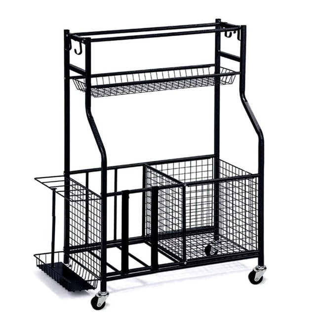 Multi - Utility Storage Cart - Heavy Duty - 36"x 16.5"x 45.5" - Storage & Trolleys - Dawson Sports