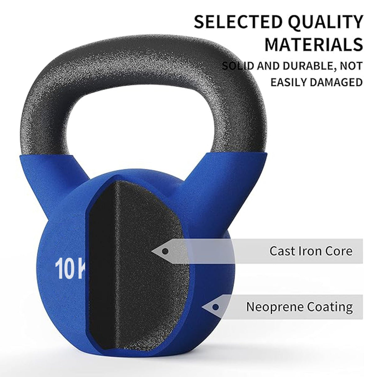 Neoprene Kettlebells (4kg - 14kg) - Kettlebell - Dawson Sports