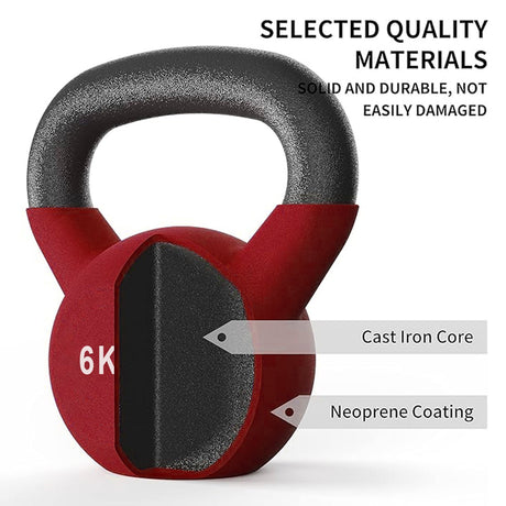 Neoprene Kettlebells (4kg - 14kg) - Kettlebell - Dawson Sports