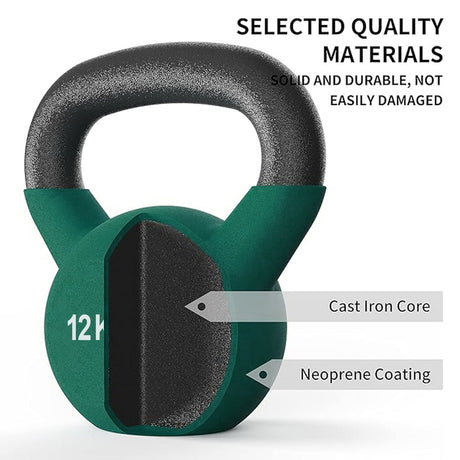 Neoprene Kettlebells (4kg - 14kg) - Kettlebell - Dawson Sports