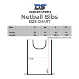 Netball Position Bibs (Set of 7) - Training Bibs - Dawson Sports