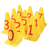 Numbered Cone Set (Set of 10) - Coaching & Drills - Dawson Sports