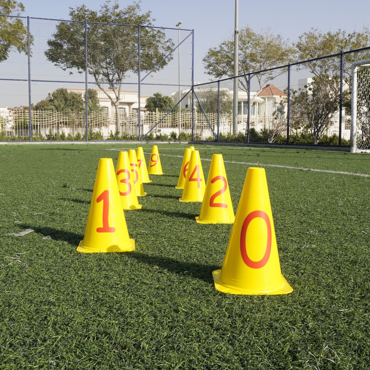 Numbered Cone Set (Set of 10) - Coaching & Drills - Dawson Sports