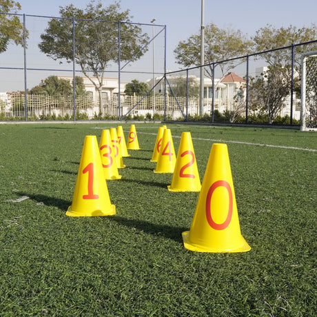 Numbered Cone Set (Set of 10) - Coaching & Drills - Dawson Sports