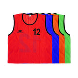 Numbered Mesh Training Bibs (Set of 12) - Training Bibs - Dawson Sports