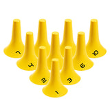 Numbered Sphere Cones (Set of 10) - Coaching & Drills - Dawson Sports