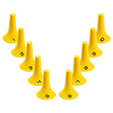 Numbered Sphere Cones (Set of 10) - Coaching & Drills - Dawson Sports