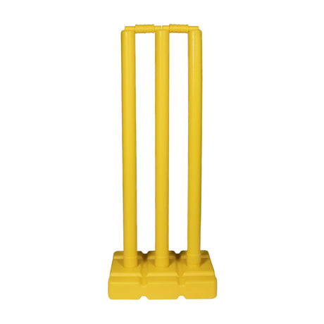 Plastic Cricket Stump Set with Base and Bails - Cricket Stumps - Dawson Sports