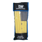 Plastic Cricket Stump Set with Base and Bails - Cricket Stumps - Dawson Sports