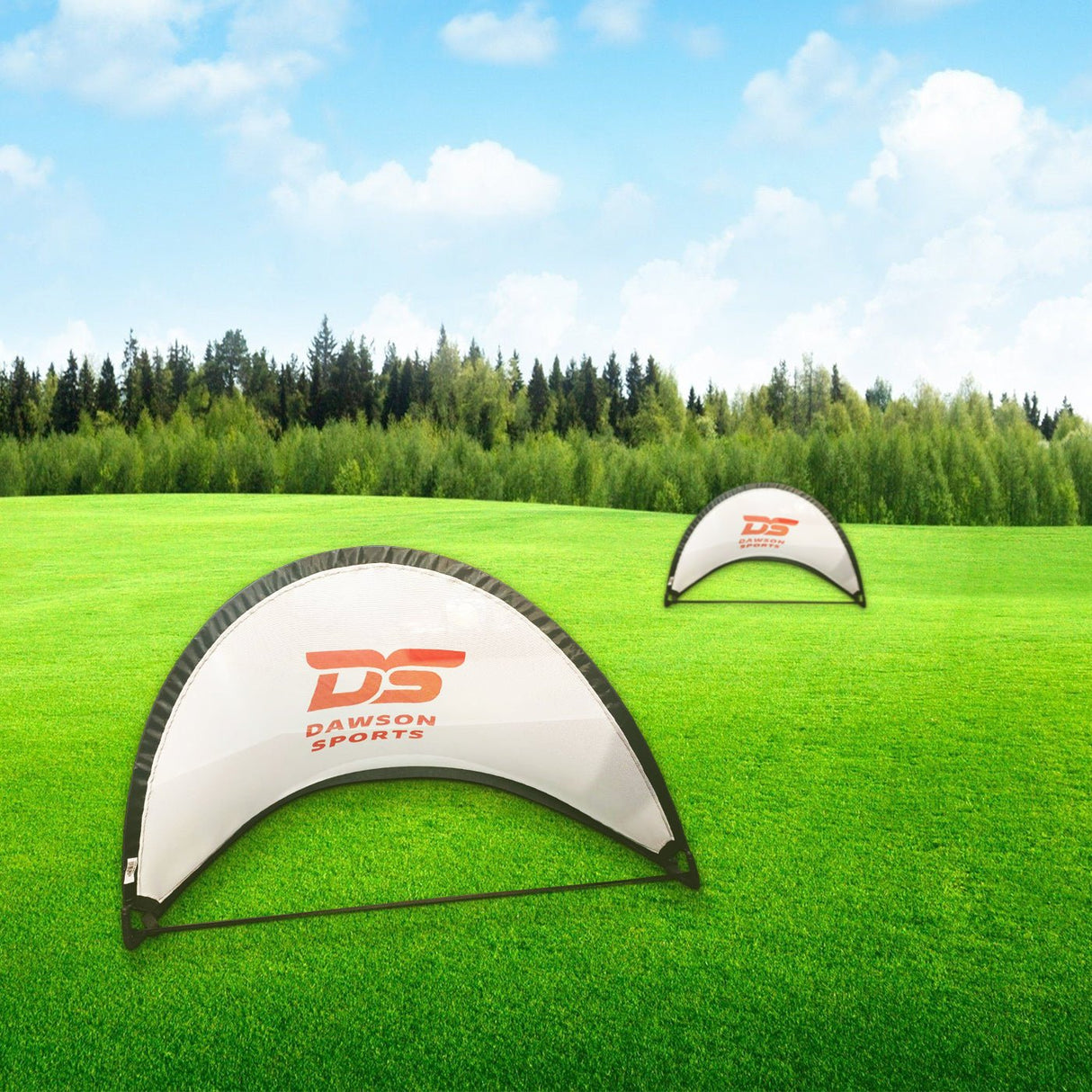 Pop Up Goal - 120 x 80 x 80cm (Pair) - Football Goal & Nets - Dawson Sports