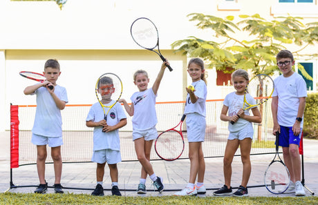 Pop Up Tennis / Badminton Net 5M - Post & Nets - Dawson Sports