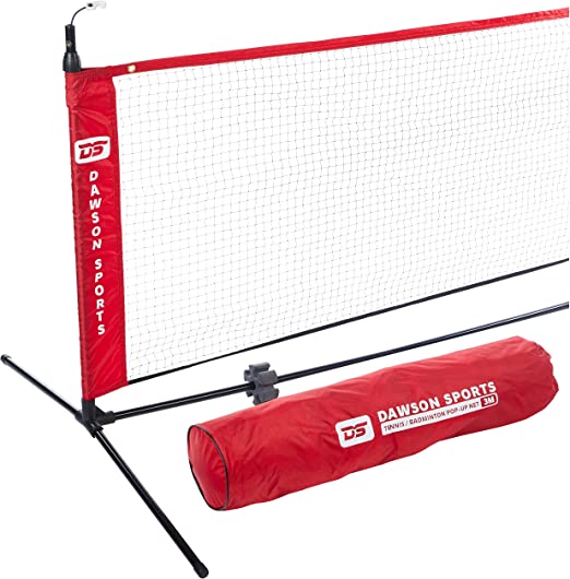 Pop Up Tennis / Badminton Net 5M - Post & Nets - Dawson Sports