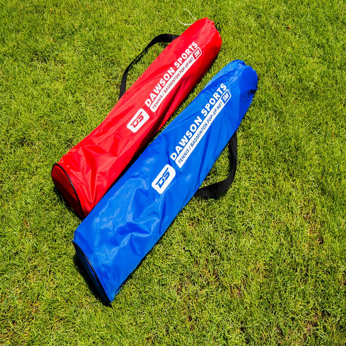 Pop Up Tennis / Badminton Net 5M - Post & Nets - Dawson Sports