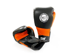 Professional Training Gloves  14 oz – Blk/Org - Boxing - Dawson Sports