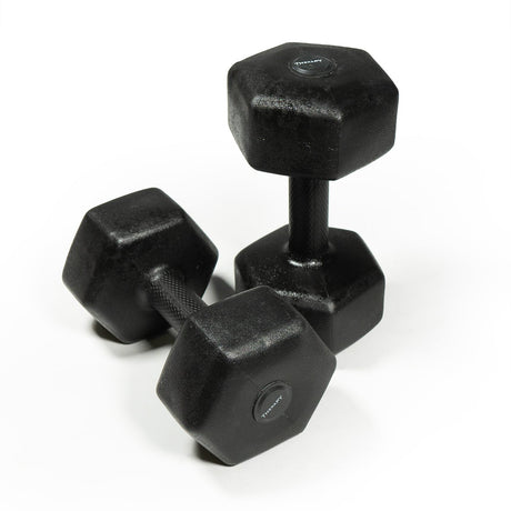 PVC Hex Dumbbells - PAIR - Dumbbells - Dawson Sports