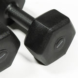 PVC Hex Dumbbells - PAIR - Dumbbells - Dawson Sports