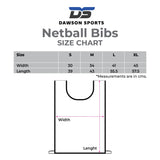 Reversible Netball Position Bibs - Training Bibs - Dawson Sports