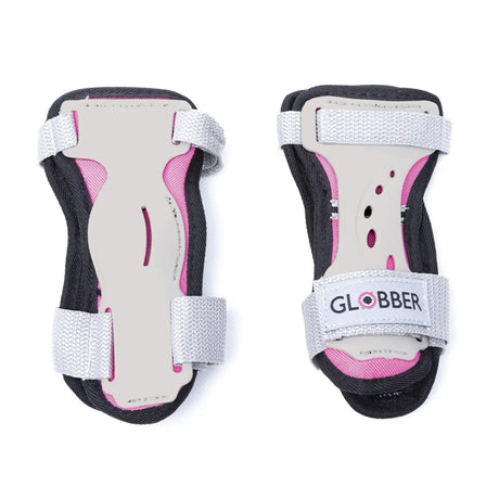 GLOBBER KIDS SCOOTER PROTECTIVE GEAR (ELBOWS, KNEES & WRISTS) XS - PINK