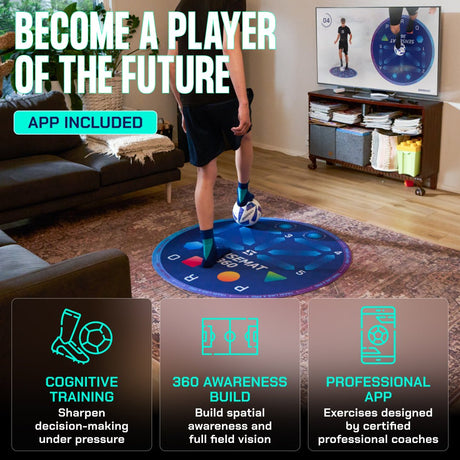 SenseMat 360 - Pro - Level Cognitive & Footwork Soccer Training Mat - Training Aids - Dawson Sports