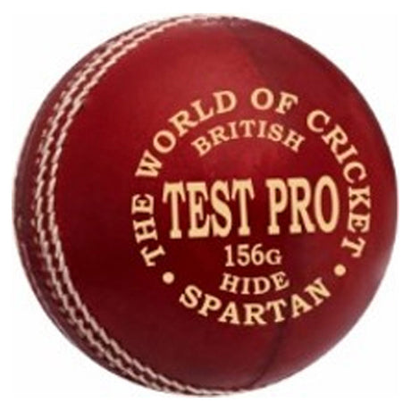 Spartan Cricket Leather Ball - Test Pro - Cricket Balls - Dawson Sports