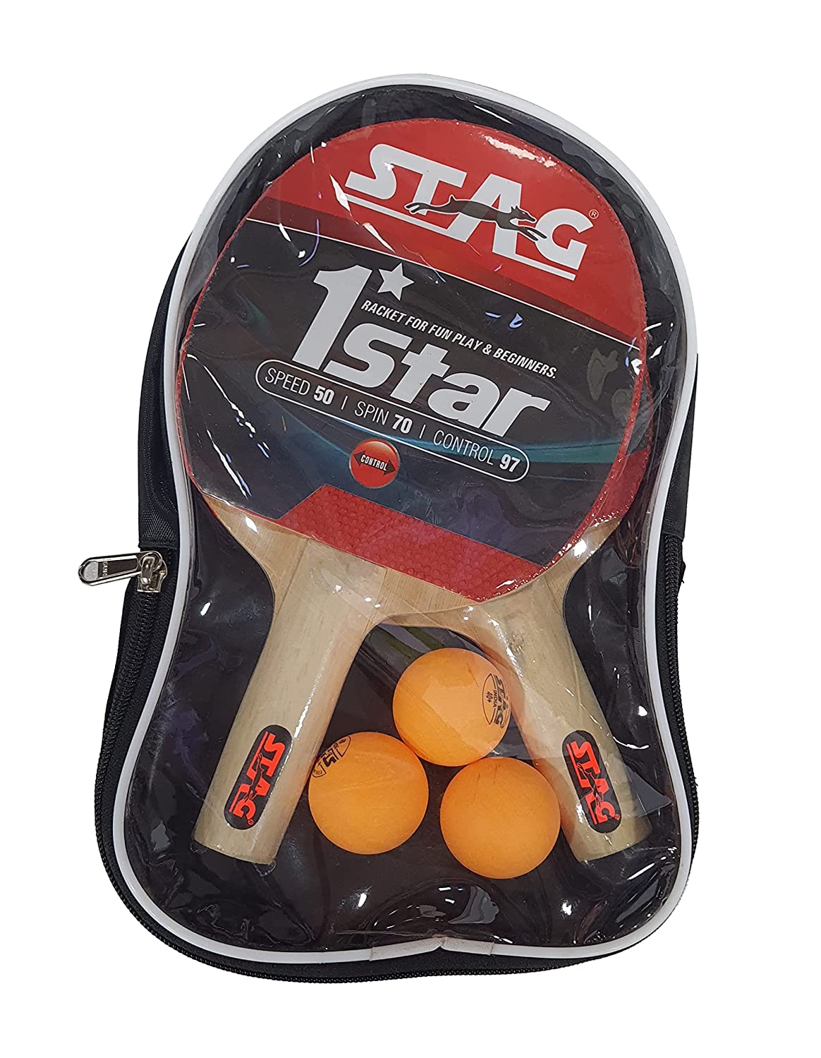 STAG 1 Star Table Tennis Playset - Table Tennis Racket & Sets - Dawson Sports