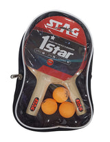 STAG 1 Star Table Tennis Playset - Table Tennis Racket & Sets - Dawson Sports