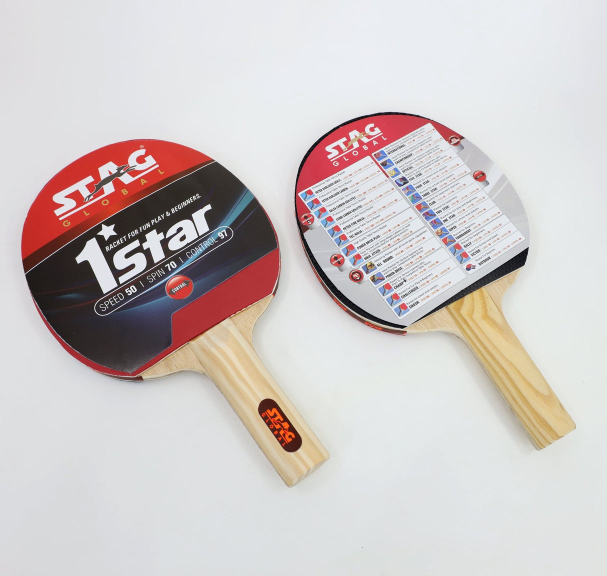 STAG 1 Star Table Tennis Playset - Table Tennis Racket & Sets - Dawson Sports