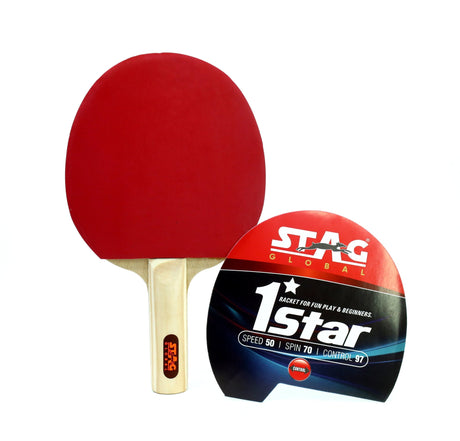 STAG 1 Star Table Tennis Racket - Table Tennis Racket & Sets - Dawson Sports