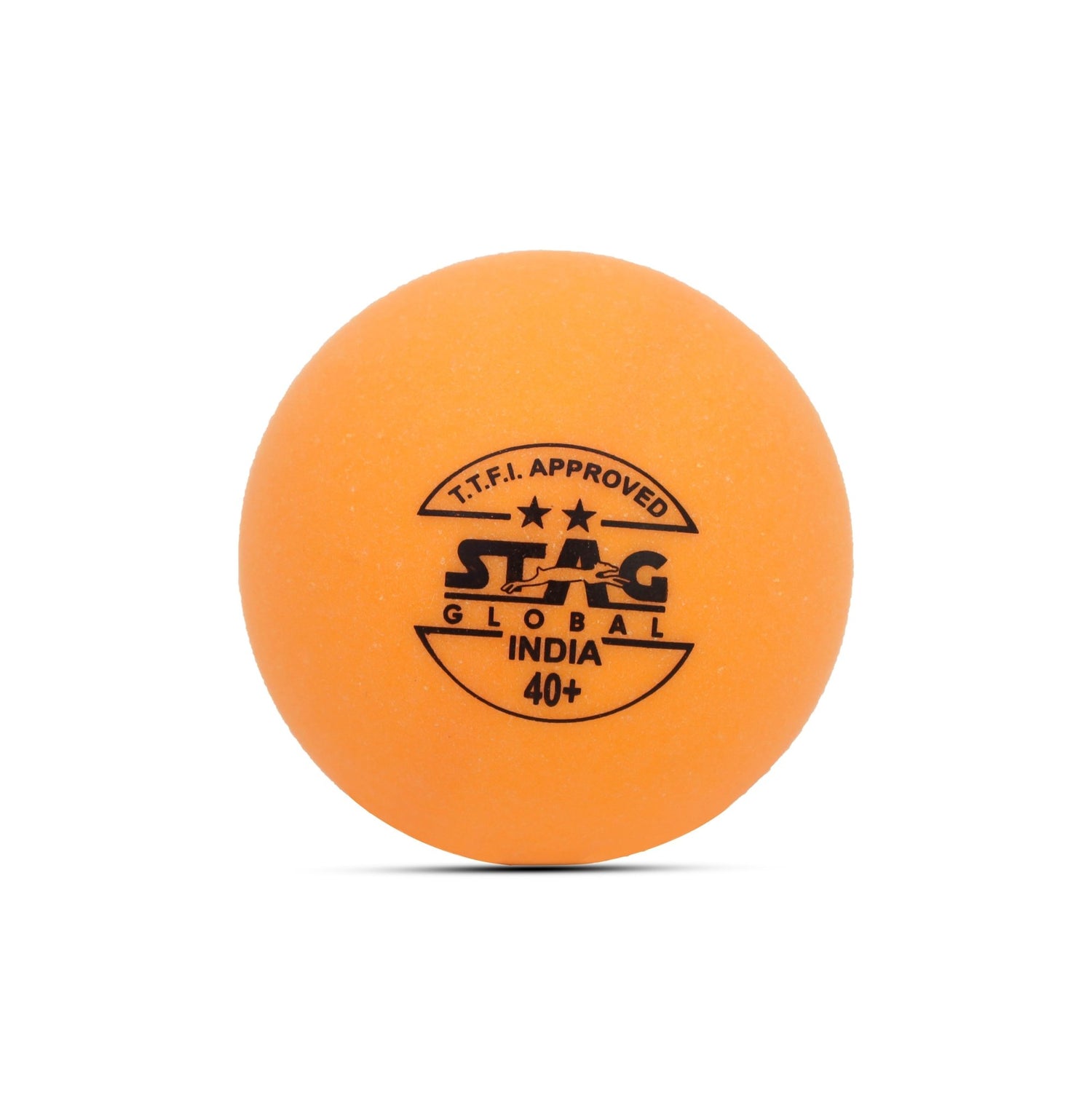 STAG 2 Star Table Tennis Balls - Orange - Table Tennis Balls - Dawson Sports