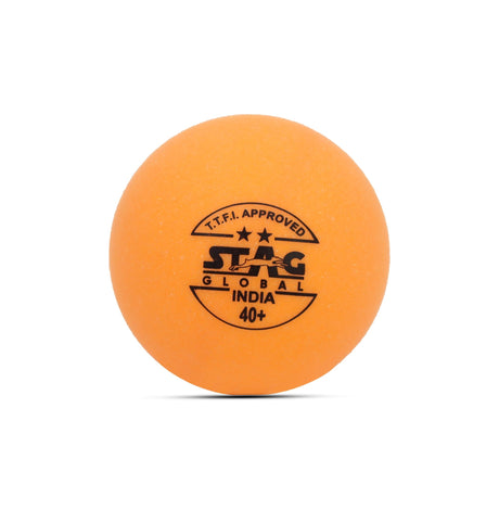 STAG 2 Star Table Tennis Balls - Orange - Table Tennis Balls - Dawson Sports