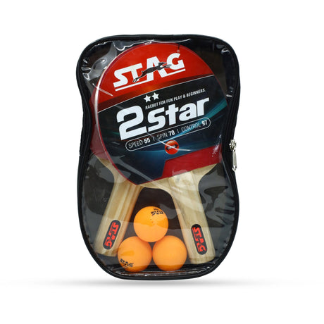 STAG 2 Star Table Tennis Playset - Table Tennis Racket & Sets - Dawson Sports