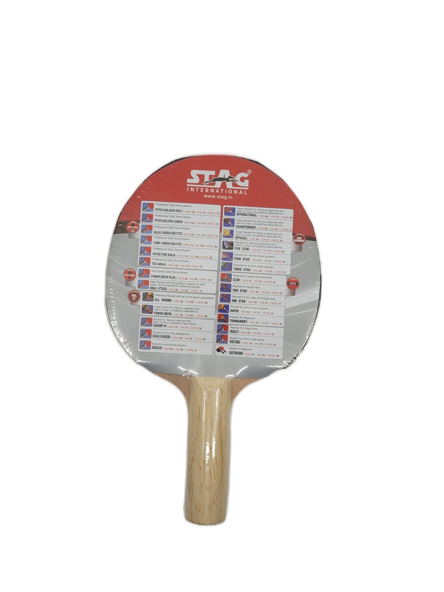 STAG 2 Star Table Tennis Racket - Table Tennis Racket & Sets - Dawson Sports