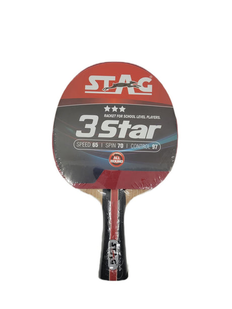 STAG 3 Star Table Tennis Racket - Table Tennis Racket & Sets - Dawson Sports