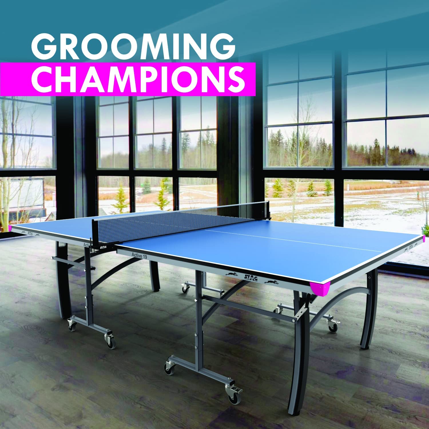STAG Active 19 Series Table Tennis Table - Table Tennis Table - Dawson Sports