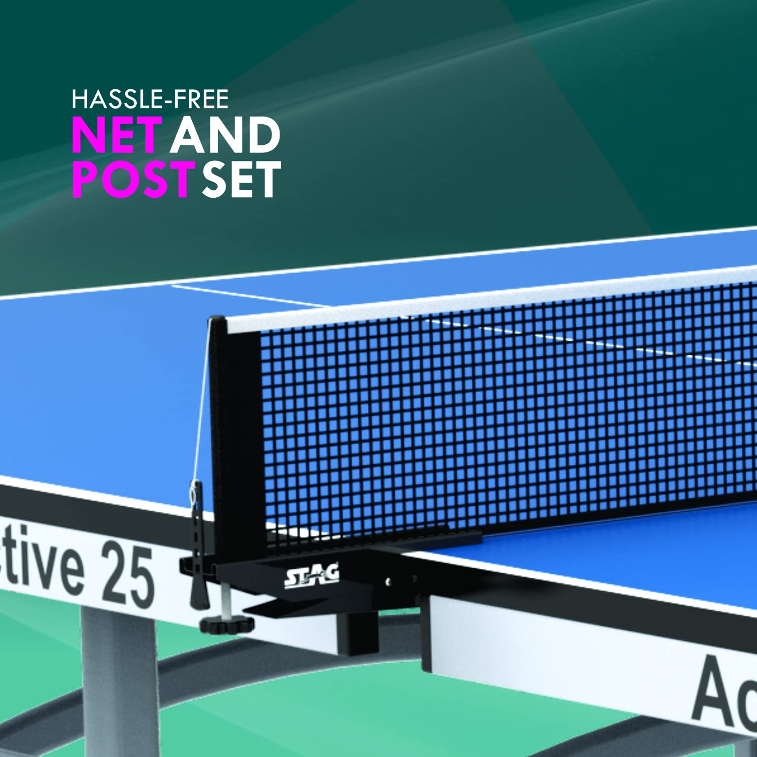 STAG Active 25 Series Table Tennis Table - Table Tennis Table - Dawson Sports