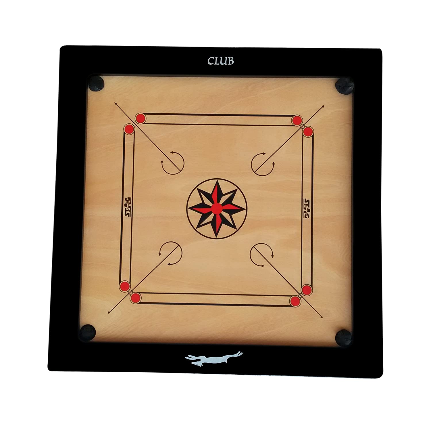 STAG Club Carrom Board with Coins - Carrom Board - Dawson Sports