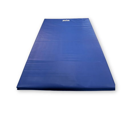 STAG Flat Mat (2.5 mtr x 1.2mtr x 5 cm) - Blue - Gymnastics Mat - Dawson Sports