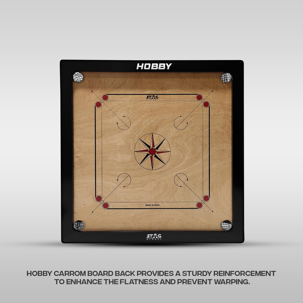 STAG Hobby Carrom Board with Coins - Carrom Board - Dawson Sports